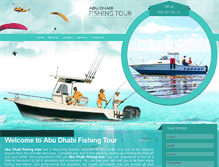 Tablet Screenshot of abudhabifishingtour.com